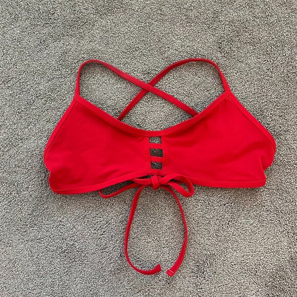 Jolyn Tomcat Red Bikini Top - Picture 1 of 6